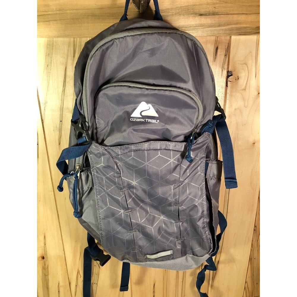 Ozark Trail 14L Gray Hydration Pack Lightweight Hiking Backpack
